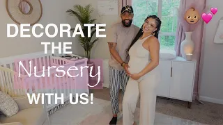 Decorate the NURSERY with us + full nursery tour!👶🏽💕 Ft.Homary