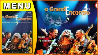 DVD O Grande Encontro 3 Ao Vivo (2000) [Menu do DVD]