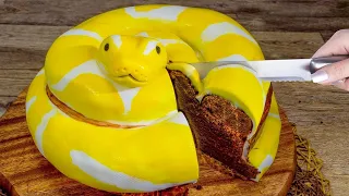 Amazing Realistic Snake Chocolate Cake Hacks Will Shock You | Tasty Chocolate Cake Decorating Ideas