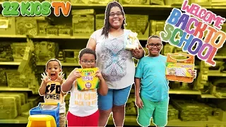 Back To School Family Vlog Scavenger Hunt Challenge In Walmart!