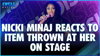 Nicki Minaj Reacts To Item Thrown At Her On Stage!