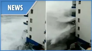 Massive waves devastate Tenerife during worst storm in 40 years