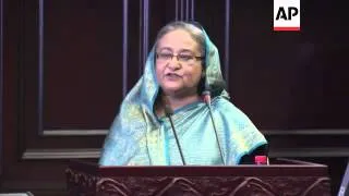 Sheikh Hasina meets students at Moscow University