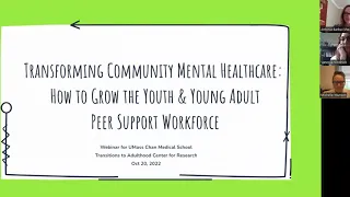 Transforming Community Mental Healthcare: How to Grow the Youth & Young Adult Peer Support Workforce