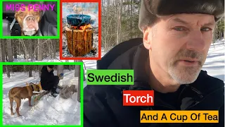 Swedish Torches I Built And Tea Outdoors EP. 56