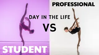 Day in the life : Ballet Student VS Professional Ballet Dancer