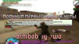 ПЕРВЫЙ ВАРН ЗА ЧИТЫ НА SAMP-RP