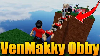 MAKKY MI ŠLAPE PO HLAVĚ!😡 Roblox VenMakky Obby w/@Makousek