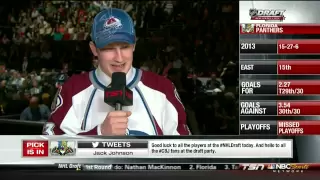 2013 NHL Entry draft. Top 3 picks. Nathan MacKinnon, Aleksander Barkov, Jonanthan Drouin. NHL Hockey