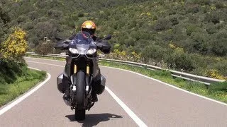 2013 Aprilia Caponord 1200 Onboard and review teaser from Sardinia with Tor Sagen