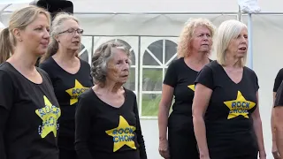 Rock Choir sing Go Your Own Way at Enville near Stourbridge (27/08/23)