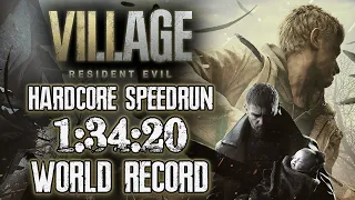 Resident Evil Village Any% Hardcore Speedrun - 1:34:20 [Former Record]