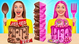 Desafío Comida de Chicle vs de Chocolate | Batalla de Comida por Multi DO Challenge