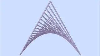 Hyperbolic-Paraboloid Surface Structure