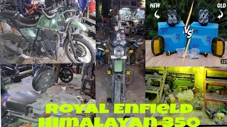 #royal Enfield Himalayan 350 #for LEDHgG fog  light# ZZANA full body cross guard# nzzana top rack#