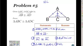 Geometry 4.29 IM2 Writing Two-Column Proofs (SSS SAS ASA AAS HL)