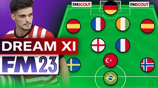 The GREATEST FM23 Wonderkid Dream 11 | Football Manager 2023 Wonderkids