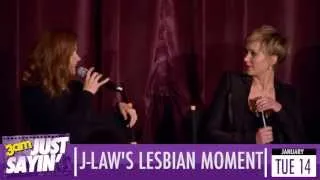 Jennifer Lawrence's sexy lesbian kiss with Amy Adams was unplanned in American Hustle - Just Sayin'