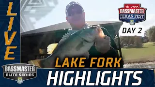 Day 2 Highlights (2020 Bassmaster Elite at Lake Fork)