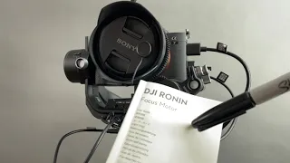 DJI Ronin RSC2 Focus Motor to Sony A7iv Connect Help