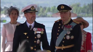 King Frederik X of Denmark on state visit to King Harald V of Norway 2024