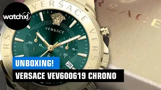 Unboxing Versace VEV600619 Chrono + setting the Chronograph