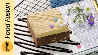 No Bake Coffee Slices Recipe By Food Fusion