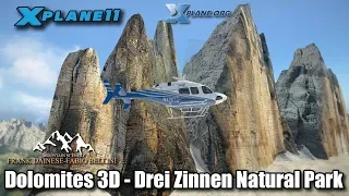 Dolomites 3D Drei Zinnen Natural Park for X-plane 11 (Frank Dainese-Fabio Bellini)