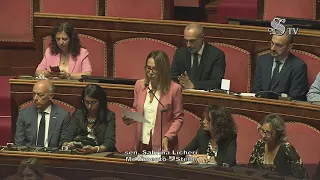 Sabrina Licheri M5S Senato - Intervento aula 12/09/2023