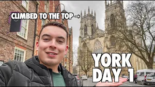 DAY 1 In YORK | Visiting York Minster & The Shambles (Solo Travel Vlog) 4K