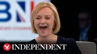 'This isn't the BBC': Truss jokes with GB News host over journalistic standards