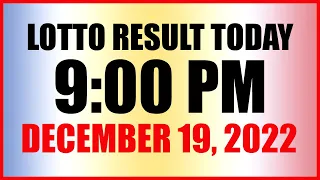 Lotto Result Today 9pm Draw December 19, 2022 Swertres Ez2 Pcso