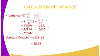 FORM 4       MATHS       LESSON 38 CALCULATION OF VARIANCE OF UNGROUPED DATA
