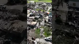 Drone reveals tornado damage