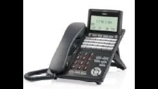 NEC DTK 24D phone on SV9100e video training