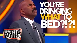 IN THE BED?! Steve Harvey ASKS The Questions & GETS THESE FUNNY & UNEXPECTED Answers!