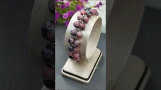 How to make bracelets using stone beads for beginners | Beaded Bracelet Tutorial