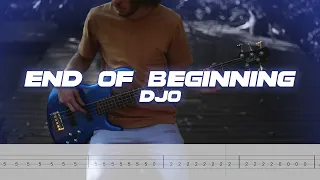 End Of Beginning | Djo | Bass Cover (Tabs Included)