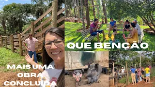 MAIS UMA OBRA CONCLUÍDA 🙌/ FAMÍLIA / SEMANA DE LIMPEZA DO GALINHEIRO E QUINTAl!