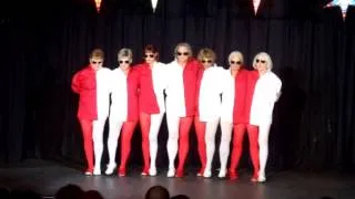 Optical Illusion Dance - Red and White