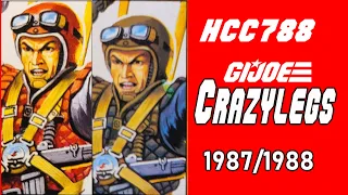 HCC788 - 1987 CRAZYLEGS! G.I. Joe and Night Force Assault Trooper toy review!