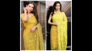 Sana javed Vs Sarah Khan same colour dress 😍🥰💕💕🌟