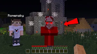 😱 Мы не Ожидали увидеть Страшного Жителя на сиде Red Villager в Майнкрафт