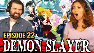 DEMON SLAYER EPISODE 22 REACTION! Master of the Mansion 1x22 REACTION