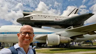 Detailed tour through the Boeing 747 that carries the Space Shuttle Orbiter.