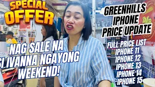 IPHONE PRICE UPDATE DITO SA LEGIT SHOP SA GREENHILLS! MEGA SALE TODAY! IPHONE XR,11,12,13,14,15