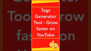 Rapidtags Generator Tool - Grow faster on YouTube