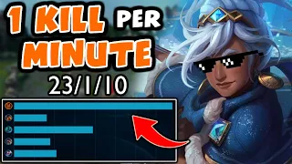 One of those rare games where you get 1 kill per minute in high elo | Challenger Taliyah | 10.9