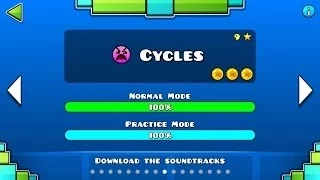 Geometry Dash - Level 9: Cycles (All Coins)