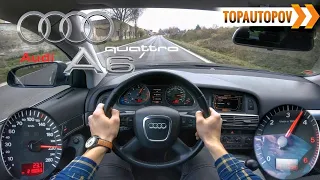 Audi A6 C6 2.7TDI quattro (140kW) |14| 4K TEST DRIVE POV - V6 SOUND & ACCELERATION🔸TopAutoPOV